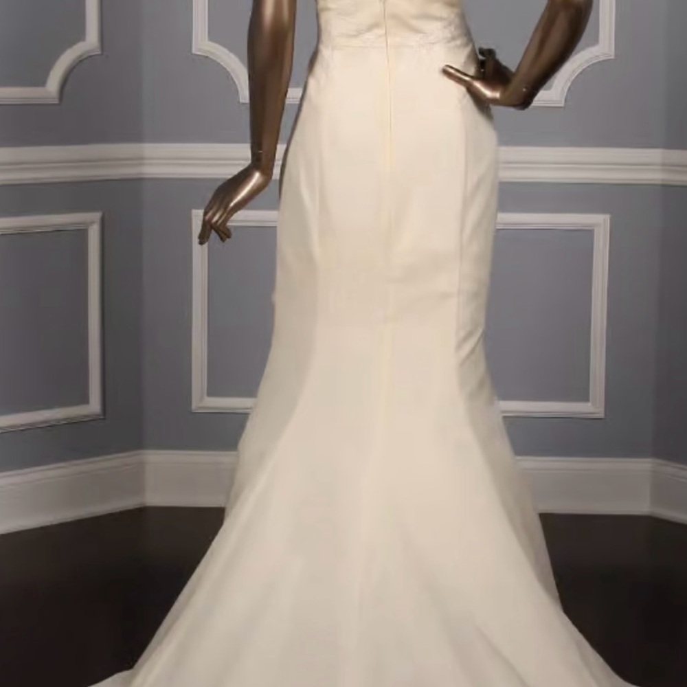 Amsale wedding gown size 10 Mermaid